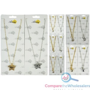 Double Chains Necklace 45cm