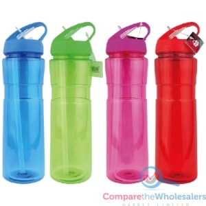 Drinking Bottle with Straw 800ml