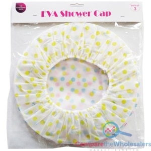 EVA Shower Cap 3pk