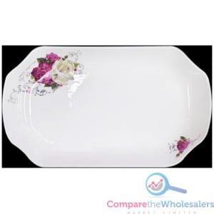 Floral Plate 27.5x16x3cm