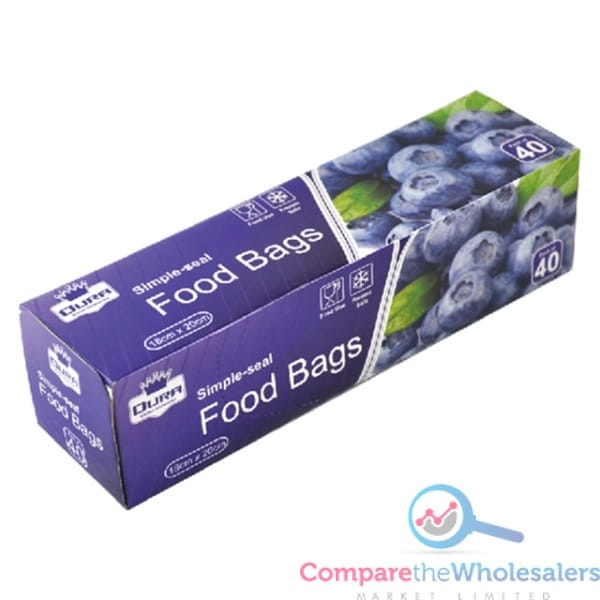 Food Bags 40pk 18x20cm