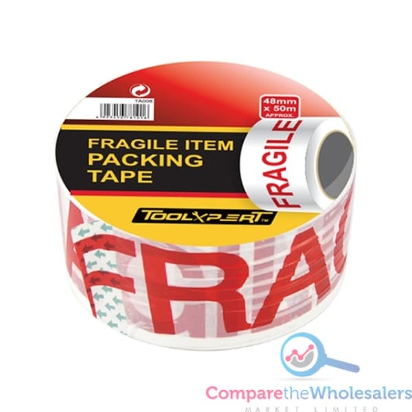 FRAGILE ITEM PACKING TAPE 4.8mm x 50m