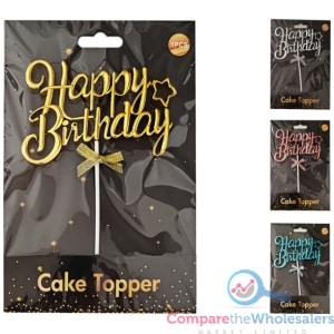 Happy Birthday Cake Topper