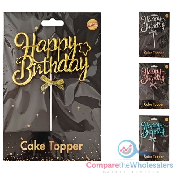 Happy Birthday Cake Topper