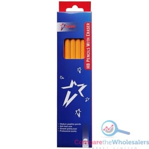 Hb Pencils With Eraser 18pk