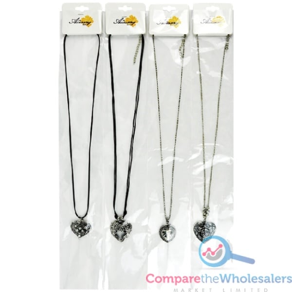 Heart Pendant Long Necklace