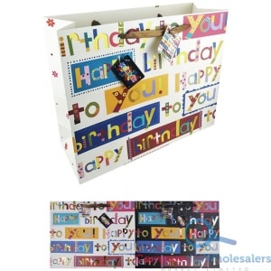 HL/HB Letter Gift Bags 2pk