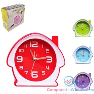 House Alarm Clock with Light 10.5cm