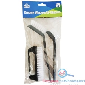 Kitchen Washing Up Brushes 3pk