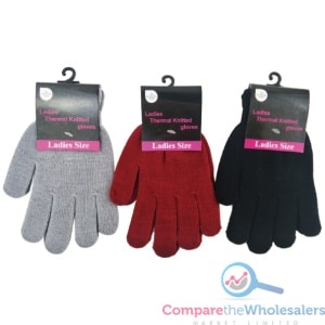 Ladies Thermal Knitted Gloves