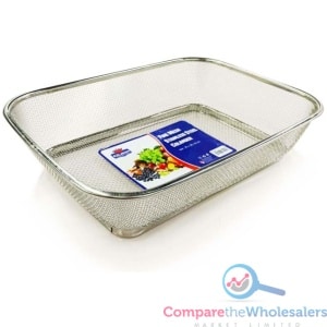 Large Fine Mesh Stainless Steel Colander 35x26x8cm