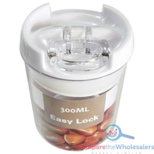 Lockable Round Container 7.5*10.5cm