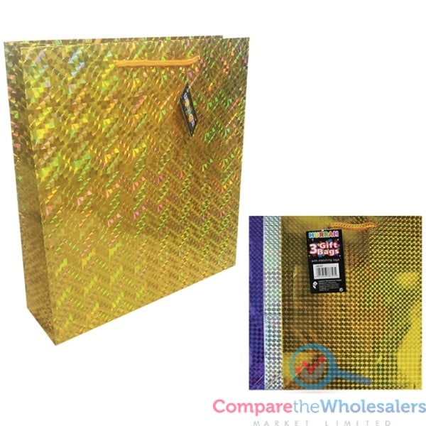 M/Holographic Bags 3pk