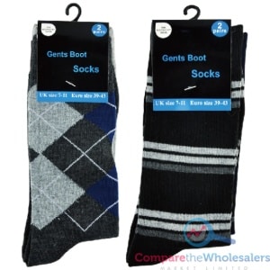 Men's Boot Socks 2 Pairs