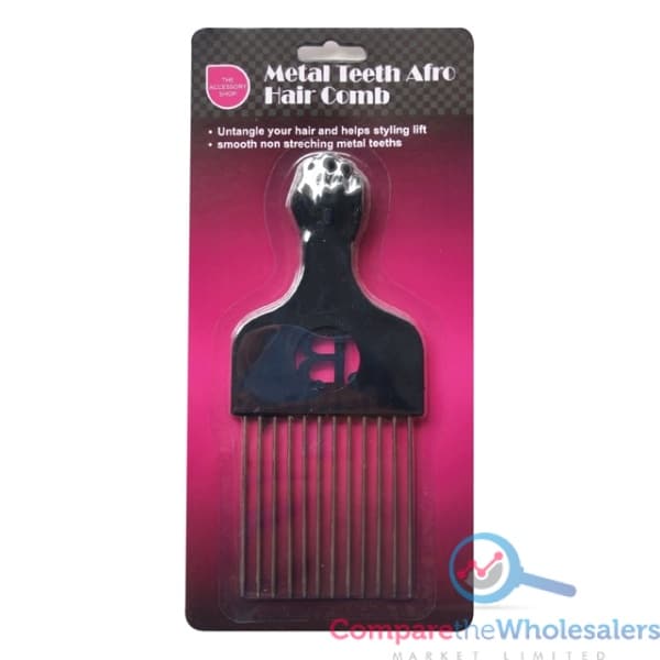 Metal Teeth Afro Hair Comb