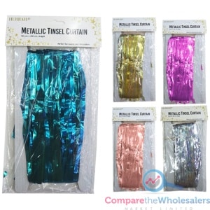 Metallic Tinsel Curtain 100X200cm