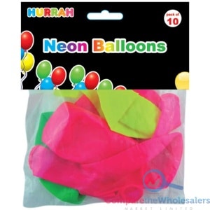 Neon Balloons 10pk