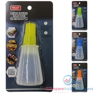 Oil Bottle with Basting Brush 60ml