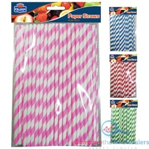 Paper Straws 60pk 20cm