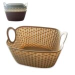 Plastic Handy Ratten Basket 31*20.5*19cm