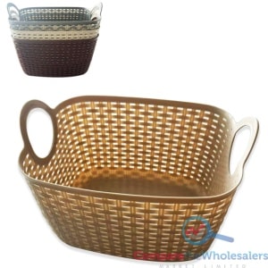 Plastic Handy Ratten Basket 31*20.5*19cm