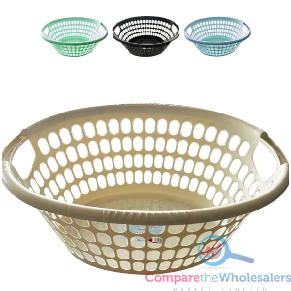 Plastic Laundry Basket 58*46*25cm