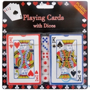 Playing Cards and Dices Set