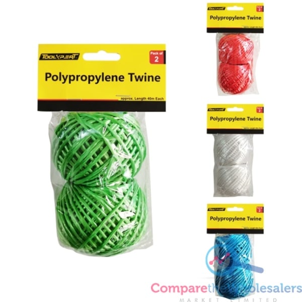 Polypropylene Twine 2pk 40m each