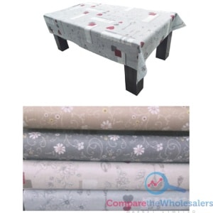 PVC Floral Table Cloth 1.37*20m