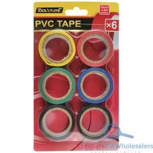 Pvc Tape 30mm X 8m 6pk