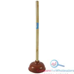 Sink Plunger With Wooden Handle