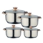 SS 8 Casserole Set 18/20/24/26in