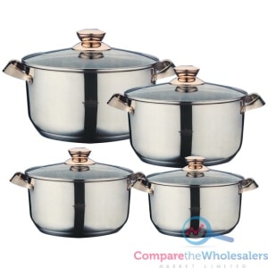 SS 8 Casserole Set 18/20/24/26in