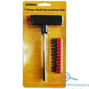 T Shape Multi Screwdriver Set