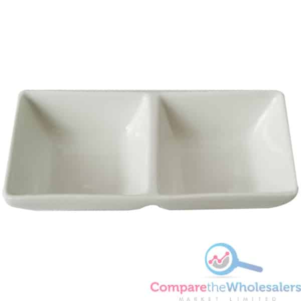 Twin Square Sauce/Nut Bowl 14.5x7cm