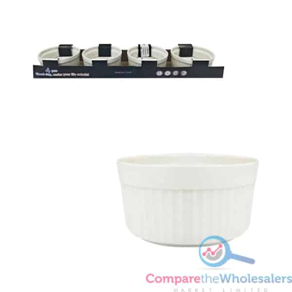 Whiteware Ramekins 85x42mm 4pk