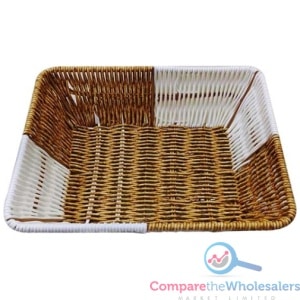 Wicker Rectangle Basket 26.5*20.5*8cm