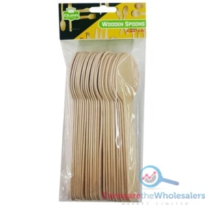 Wooden Spoons 16cm 24pk