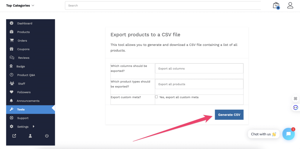 supplier-export-csv-details