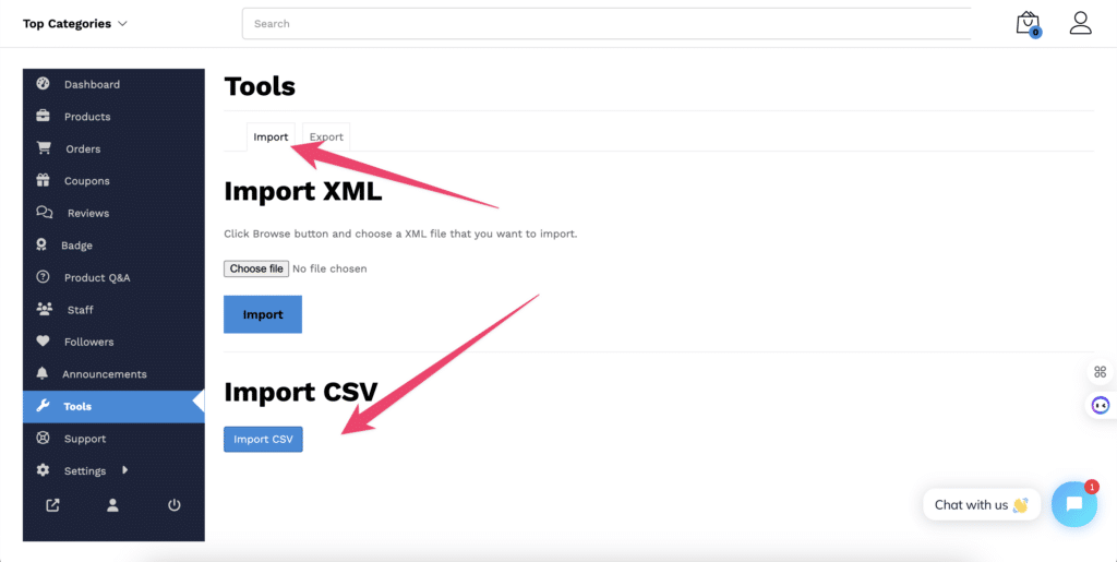 supplier-import-csv