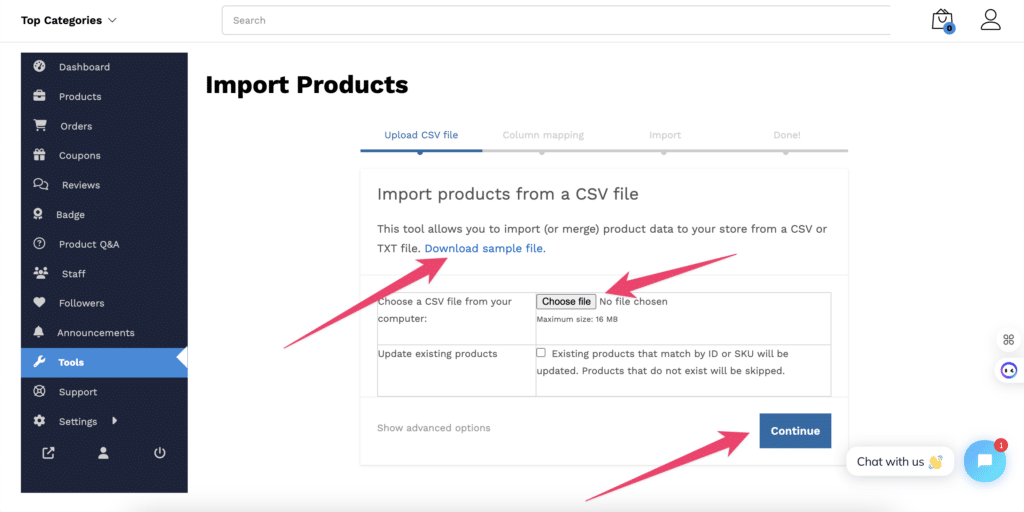 supplier-upload-csv-screen