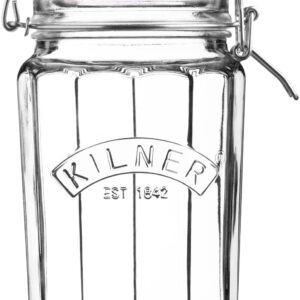 0.95L Kilner Faceted Clip-Top Jar