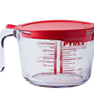 1-Litre Pyrex Classic Measuring Jug with Lid