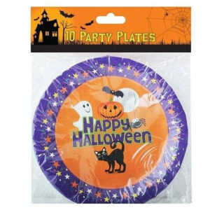 10-Pack Halloween Party Plates