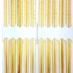 10 Pairs of Reusable 22cm Wooden Chinese Chopsticks