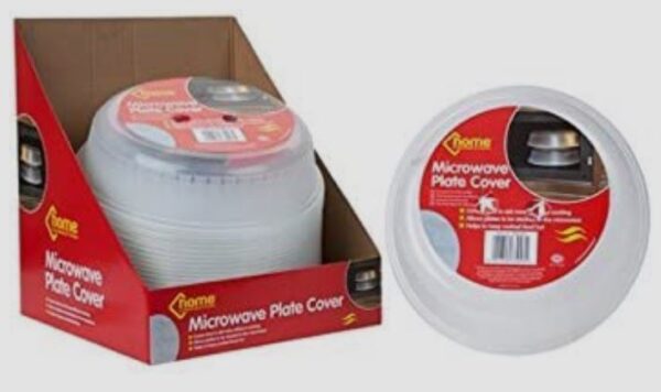 10" Plastic Microwave Plate Cover