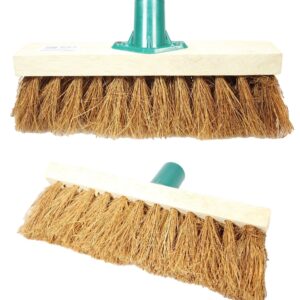 **10"**: This indicates the size of the brush head, which is 10 inches in width. This size is suitable for covering a decent sweeping area in garden spaces