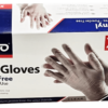 **100 XL Disposable Vinyl Gloves**: This indicates that the package contains 100 gloves that are size extra-large (XL)