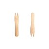 1000 Count Birch Wood Chip Forks by Mr. Chip, 90 mm (3.5 inches)