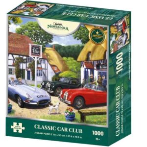 1000 Piece Jigsaw Puzzle: Nostalgia Classic Car Club by Kevin Walsh